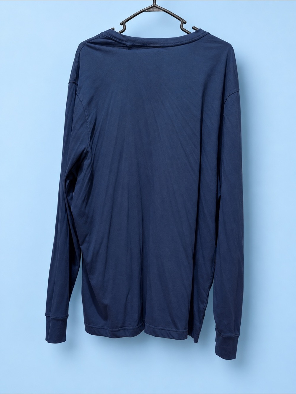 George Men's Long-Sleeve Crewneck Shirt in Blue - Picture 2 of 3